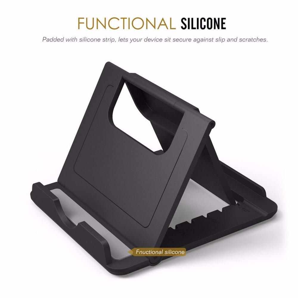TIEGEM Desk Phone Holder for iPhone Universal Stands Foldable Phone Holder- Deep Sky Blue TIEGEM Desk Phone Holder for iPhone Universal Stands Foldable Phone Holder- Deep Sky Blue