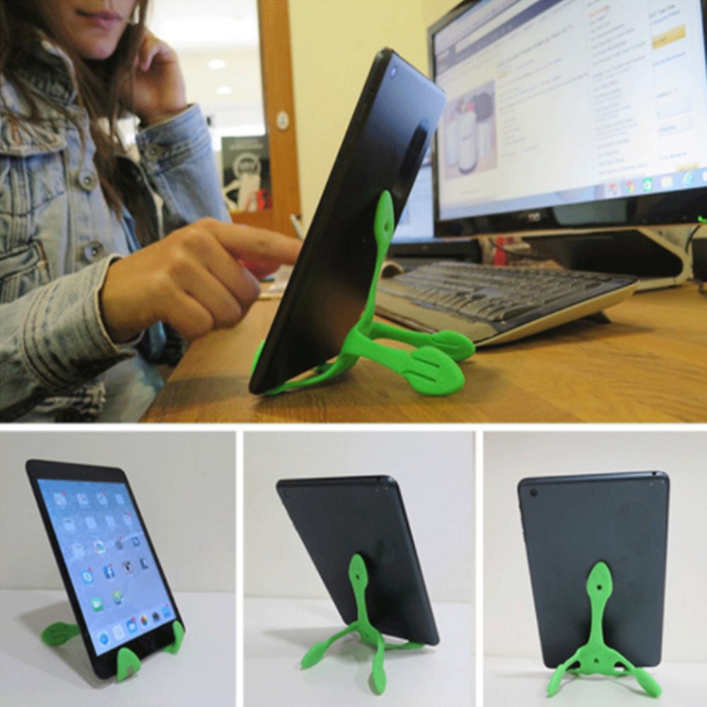 Portable Multi-Function Mobile Phone Bracket Gecko Bracket- Green Portable Multi-Function Mobile Phone Bracket Gecko Bracket- Green