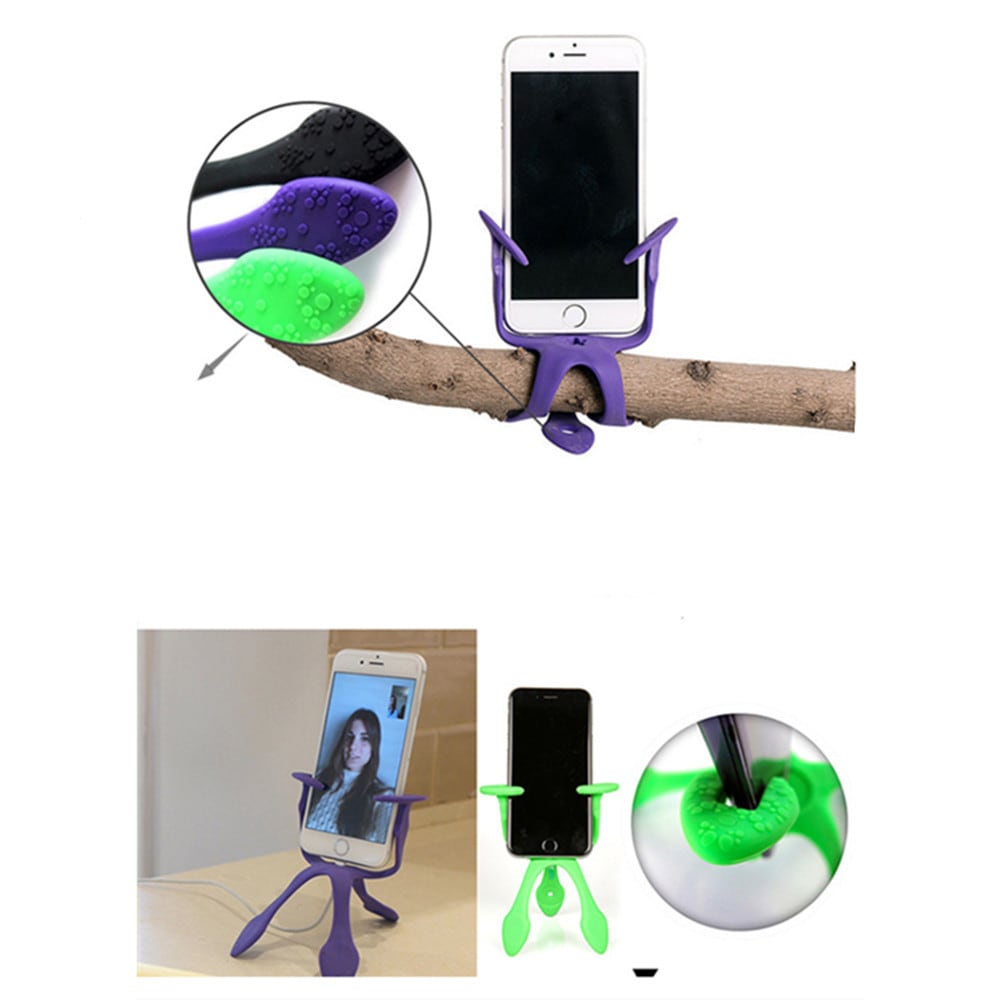 Portable Multi-Function Mobile Phone Bracket Gecko Bracket- Green Portable Multi-Function Mobile Phone Bracket Gecko Bracket- Green