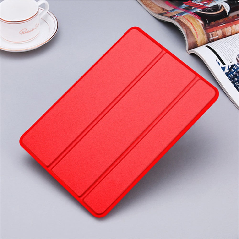Silicone Soft Leather Smart Cover Case for iPad Air / Air 2 / 9.7 (2017) / (2018)- Rose Silicone Soft Leather Smart Cover Case for iPad Air / Air 2 / 9.7 (2017) / (2018)- Rose