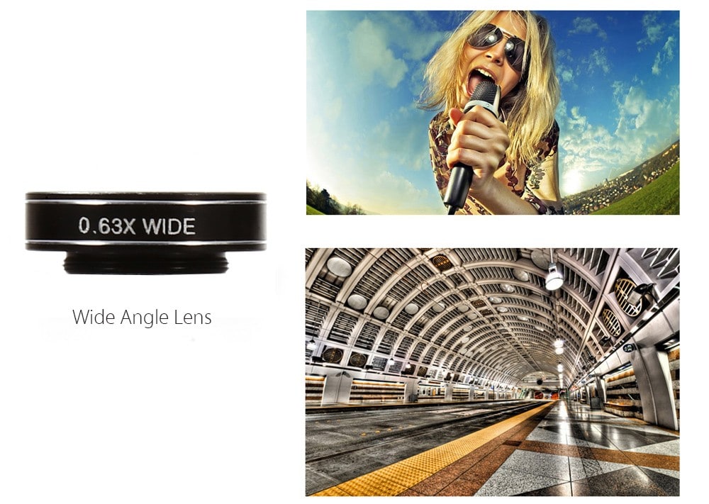 Old Shark 3-in-1 Phone Lens Kit with 198 Degree Fisheye + 0.63X Wide Angle + 15X Macro Lens- Black Old Shark 3-in-1 Phone Lens Kit with 198 Degree Fisheye + 0.63X Wide Angle + 15X Macro Lens- Black