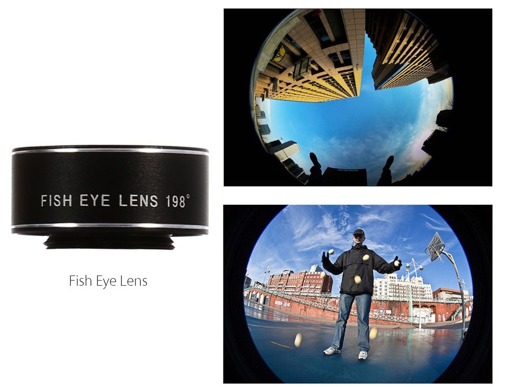 Old Shark 3-in-1 Phone Lens Kit with 198 Degree Fisheye + 0.63X Wide Angle + 15X Macro Lens- Black Old Shark 3-in-1 Phone Lens Kit with 198 Degree Fisheye + 0.63X Wide Angle + 15X Macro Lens- Black