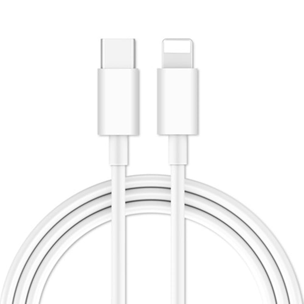 Type - C Quick Charge For Apple Cable Line- White Type - C Quick Charge For Apple Cable Line- White