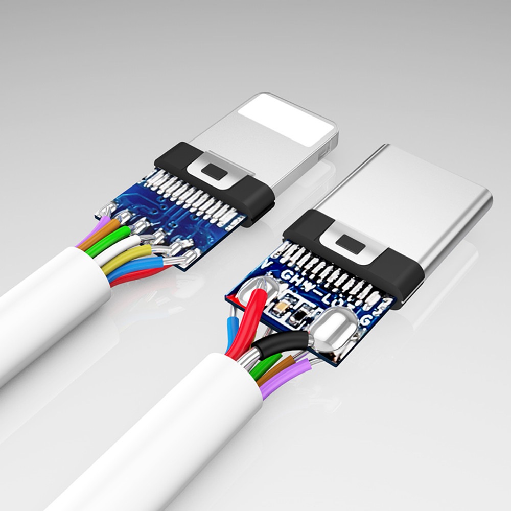 Type - C Quick Charge For Apple Cable Line- White Type - C Quick Charge For Apple Cable Line- White