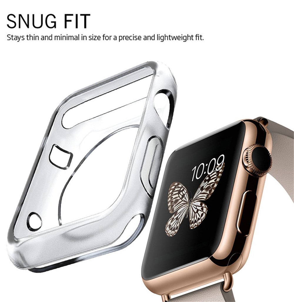 Soft Protective Ultra Thin Clear TPU Case for Apple Watch Series 4- Transparent 44mm Soft Protective Ultra Thin Clear TPU Case for Apple Watch Series 4- Transparent 44mm