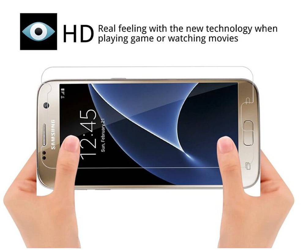 Screen Protector for Samsung Galaxy S7 High Clear Premium HD Tempered Glass- Transparent Screen Protector for Samsung Galaxy S7 High Clear Premium HD Tempered Glass- Transparent