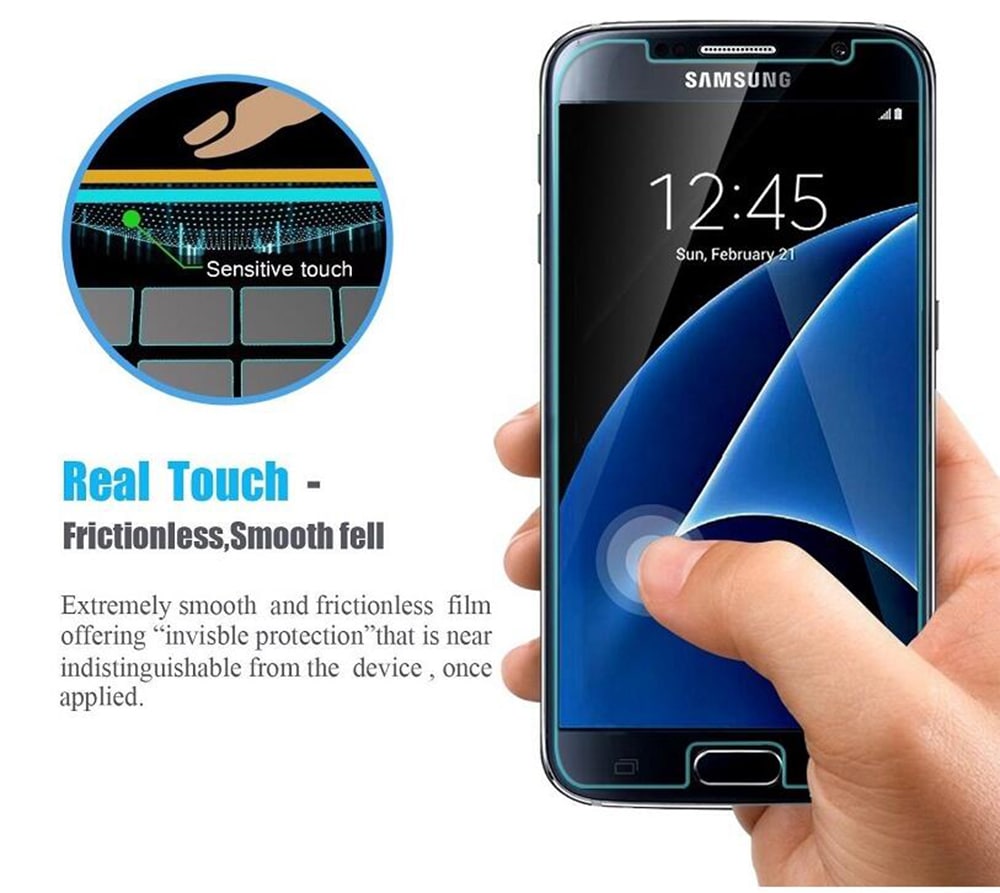 Screen Protector for Samsung Galaxy S7 High Clear Premium HD Tempered Glass- Transparent Screen Protector for Samsung Galaxy S7 High Clear Premium HD Tempered Glass- Transparent