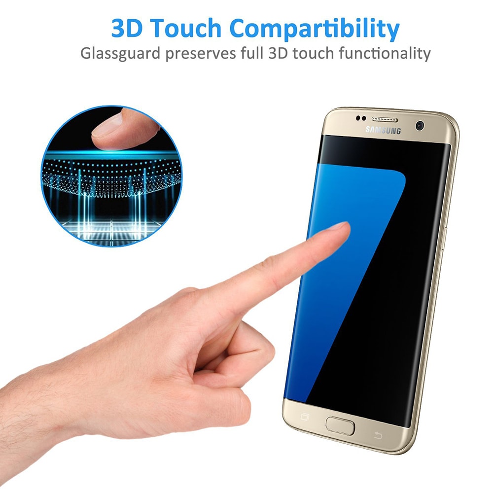 Screen Protector for Samsung Galaxy S7 Edge High Clear Tempered Glass- Transparent Screen Protector for Samsung Galaxy S7 Edge High Clear Tempered Glass- Transparent