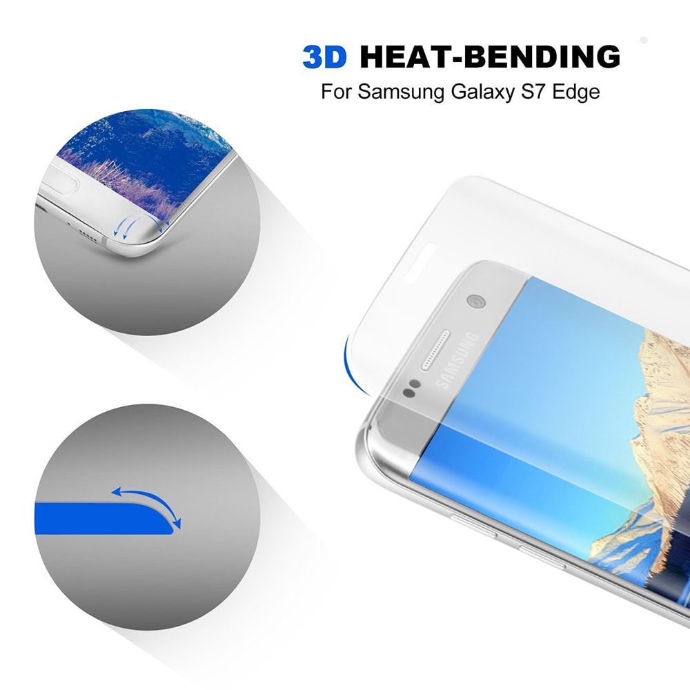 Screen Protector for Samsung Galaxy S7 Edge High Clear Tempered Glass- Transparent Screen Protector for Samsung Galaxy S7 Edge High Clear Tempered Glass- Transparent