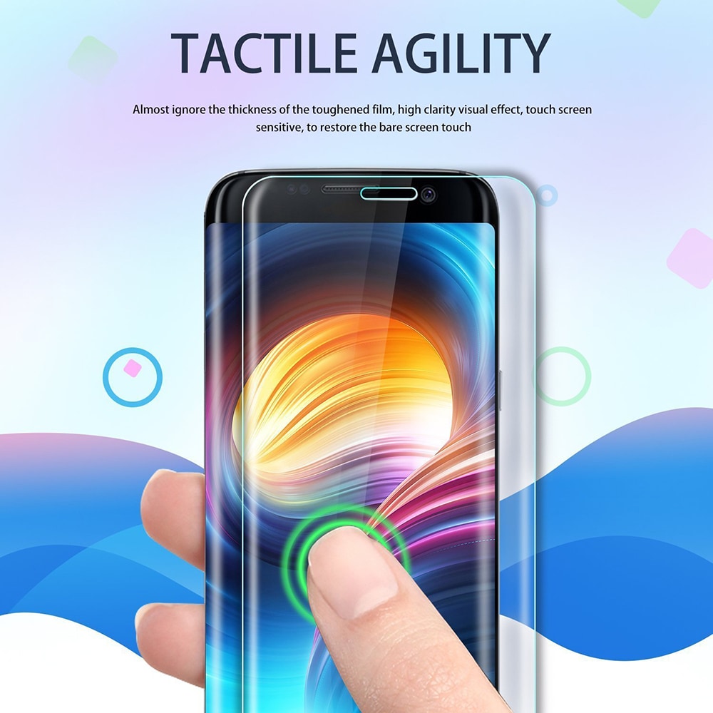 Screen Protector for Samsung Galaxy S7 Edge High Clear Tempered Glass- Transparent Screen Protector for Samsung Galaxy S7 Edge High Clear Tempered Glass- Transparent