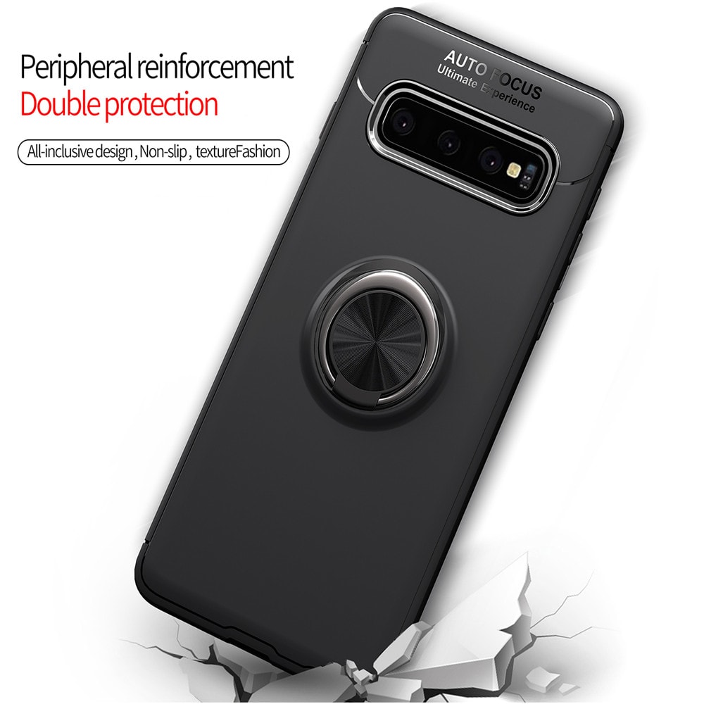 Phone Case Magnetic Bracket Ring Car Holder for Samsung Galaxy S10- Cadetblue Phone Case Magnetic Bracket Ring Car Holder for Samsung Galaxy S10- Cadetblue