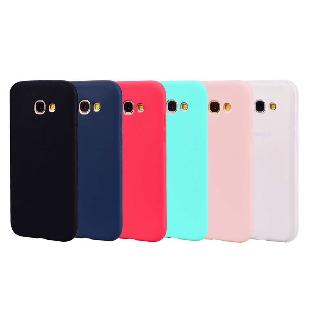 TPU Case for Samsung Galaxy A320 / A3 2017 Candy Color Silicone Cover- Black TPU Case for Samsung Galaxy A320 / A3 2017 Candy Color Silicone Cover- Black