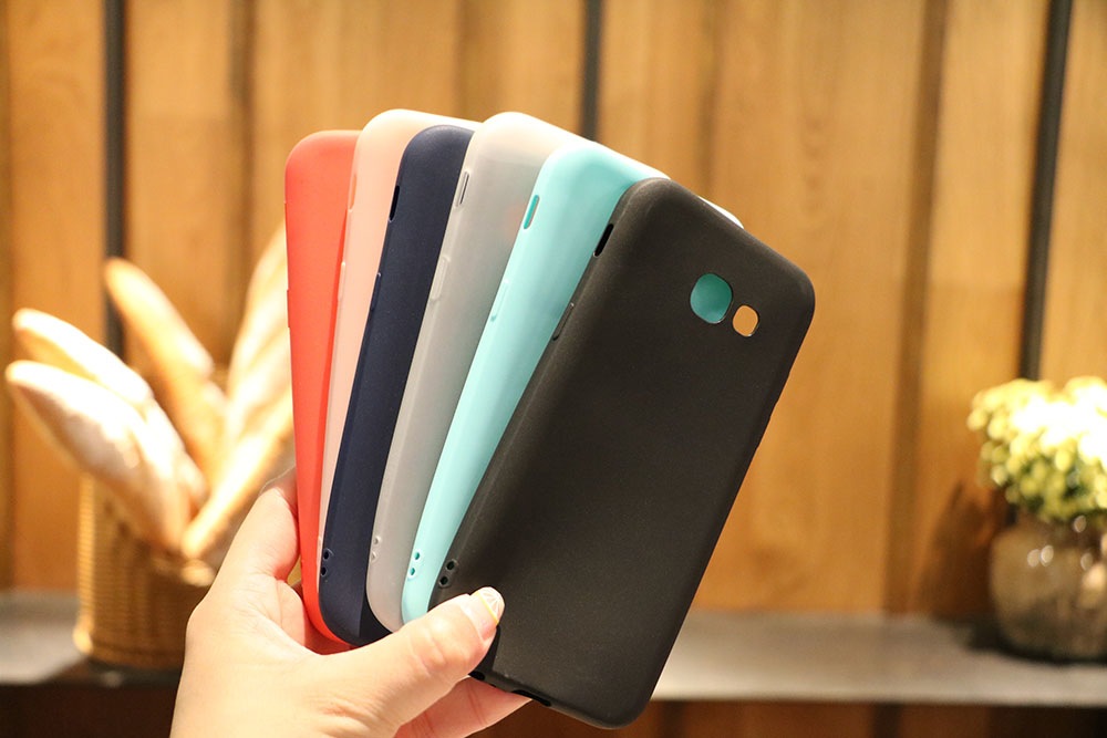 TPU Case for Samsung Galaxy A320 / A3 2017 Candy Color Silicone Cover- Black TPU Case for Samsung Galaxy A320 / A3 2017 Candy Color Silicone Cover- Black