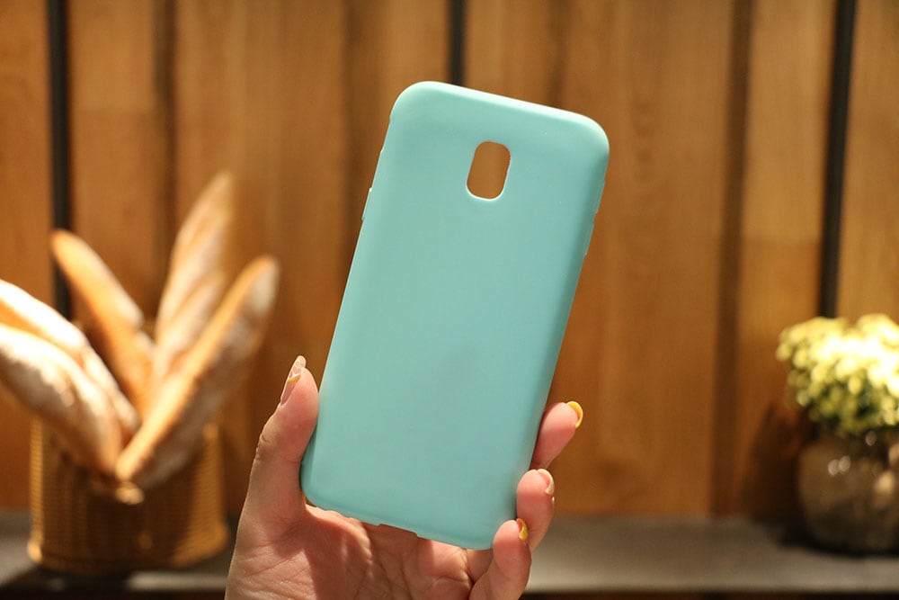 TPU Case for Samsung Galaxy J3 2017 / J330 EU Version Candy Color Silicone Cover- Blue TPU Case for Samsung Galaxy J3 2017 / J330 EU Version Candy Color Silicone Cover- Blue