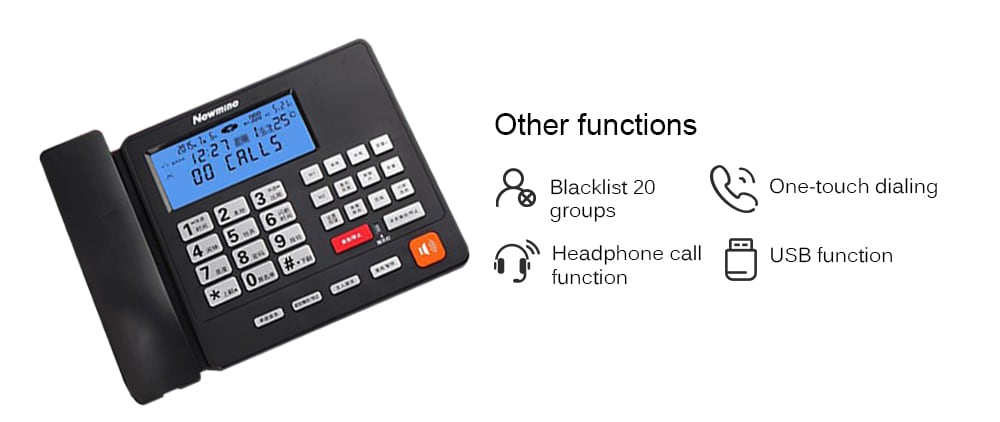 Smart Business Home Message Recording Telephone- Black Smart Business Home Message Recording Telephone- Black