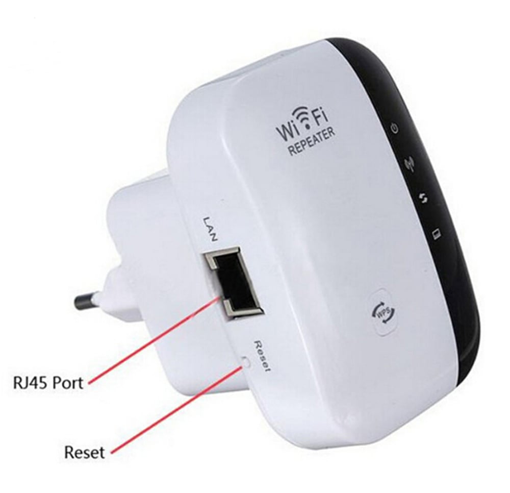 Wireless Router Wireless Signal Amplification Repeater 300M- White US Plug (3-pin) Wireless Router Wireless Signal Amplification Repeater 300M- White US Plug (3-pin)