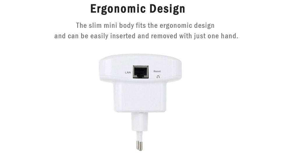 WL - WNN522N2 300Mbps Range Extender Router Extender WiFi Repeater- White EU Plug WL - WNN522N2 300Mbps Range Extender Router Extender WiFi Repeater- White EU Plug