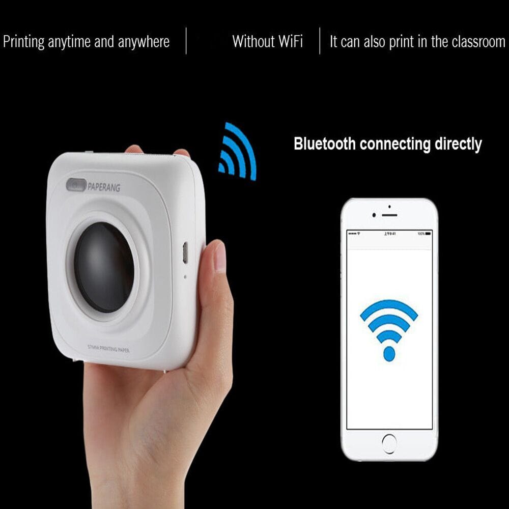 PAPERANG P1 Mini Handheld Bluetooth Photo Printer- White PAPERANG P1 Mini Handheld Bluetooth Photo Printer- White