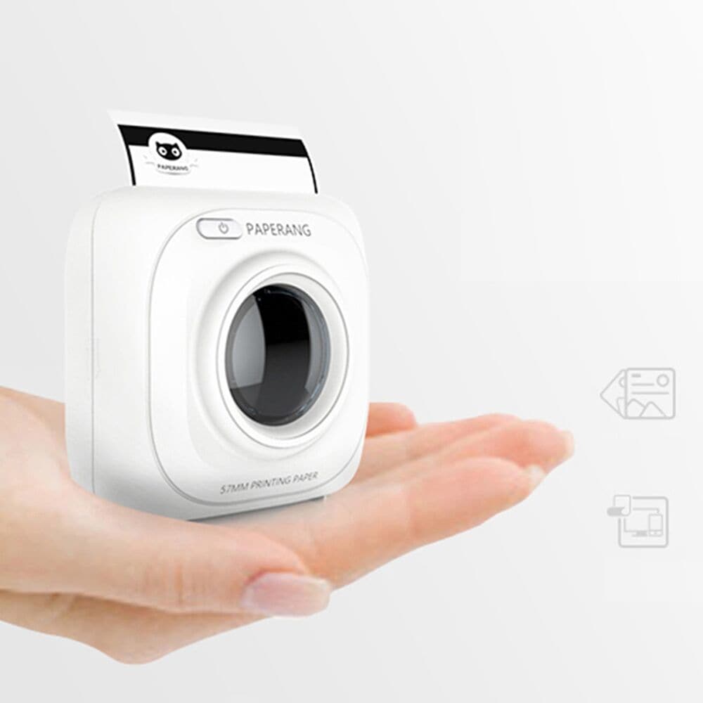 PAPERANG P1 Mini Handheld Bluetooth Photo Printer- White PAPERANG P1 Mini Handheld Bluetooth Photo Printer- White