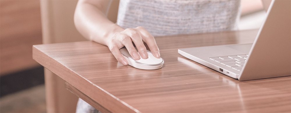 Original Xiaomi Portable Mouse with Bluetooth 4.0 / 2.4G Dual Mode- Dark Gray Original Xiaomi Portable Mouse with Bluetooth 4.0 / 2.4G Dual Mode- Dark Gray