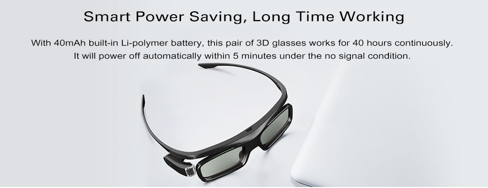 Wemax DLP - LINK Shutter Type 3D Glasses ( Xiaomi Ecosystem Product )- Black Wemax DLP - LINK Shutter Type 3D Glasses ( Xiaomi Ecosystem Product )- Black