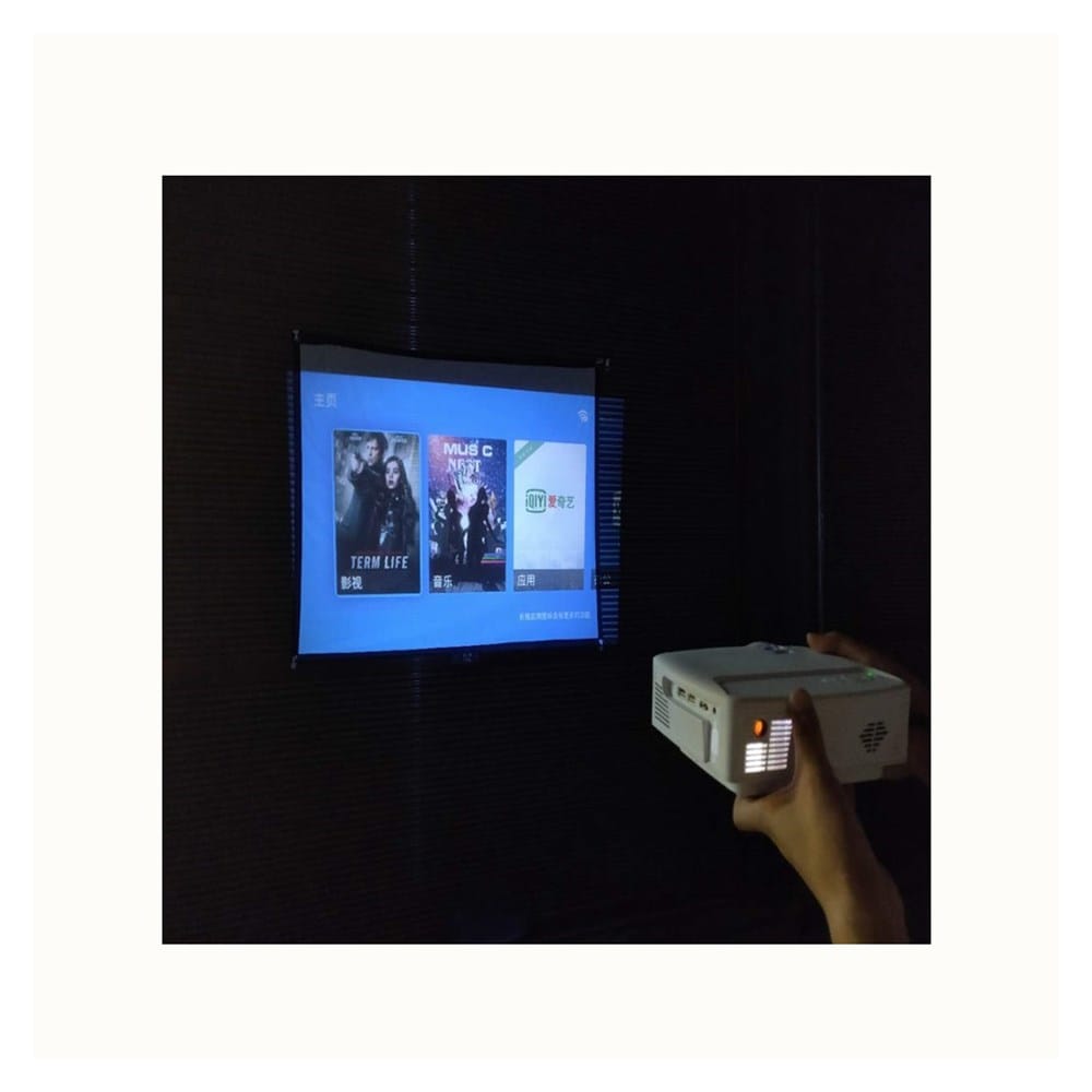 Projector Screen Portable Screen for Home Indoor Outdoor- White 60 inch Projector Screen Portable Screen for Home Indoor Outdoor- White 60 inch