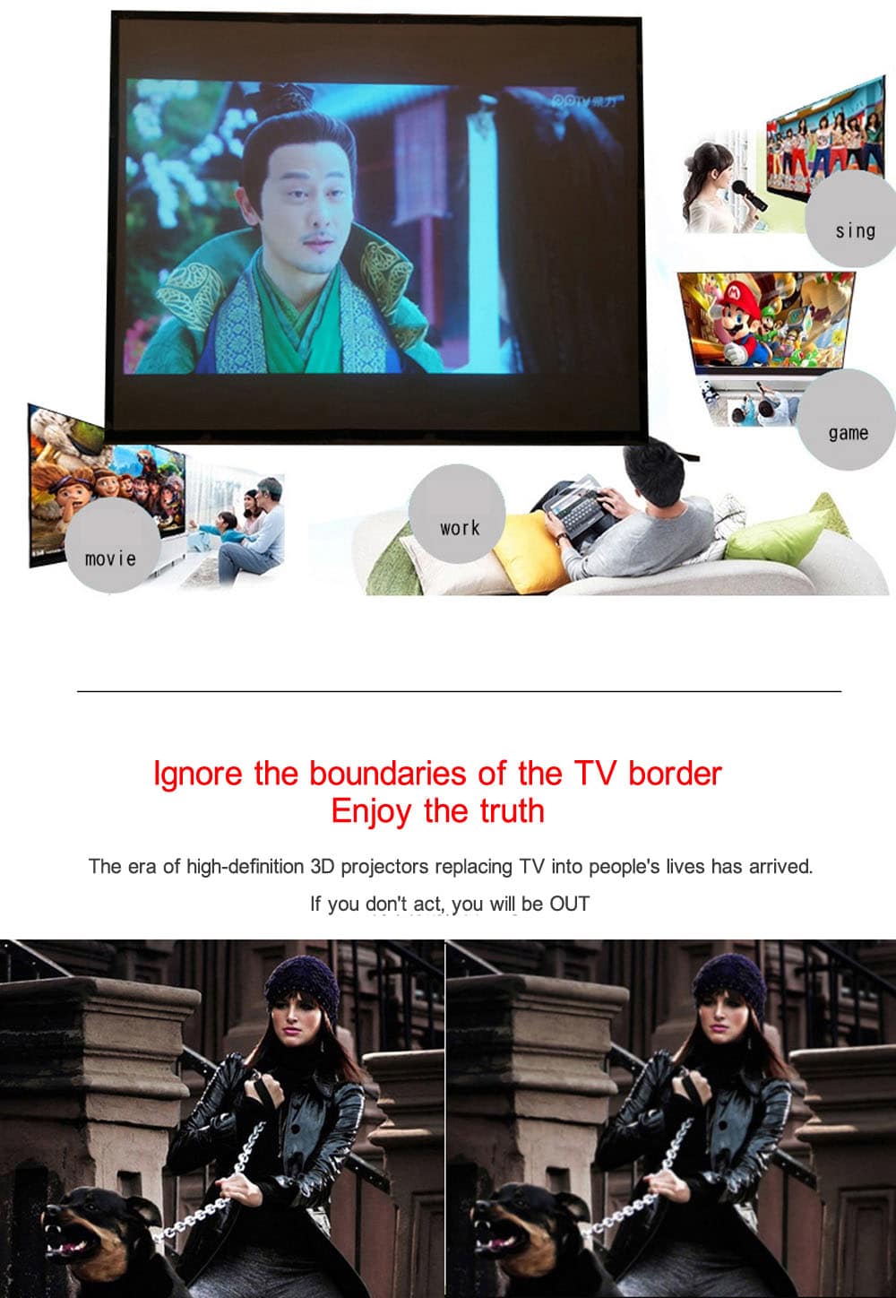Portable Projector Screen 60 inch 16:9- White Portable Projector Screen 60 inch 16:9- White