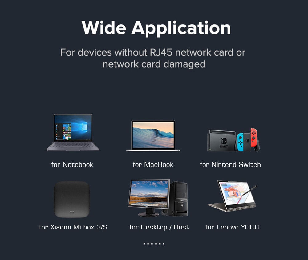 UGREEN CM209 Fast Speed Transmission / Driver Free / Smart Chipset Network Card Adapter- Dark Gray UGREEN CM209 Fast Speed Transmission / Driver Free / Smart Chipset Network Card Adapter- Dark Gray