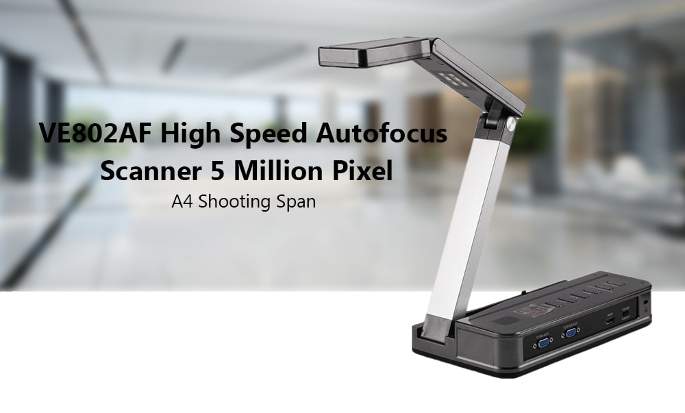 VE802AF High Speed Autofocus Scanner 5 Million Pixel- Black VE802AF High Speed Autofocus Scanner 5 Million Pixel- Black