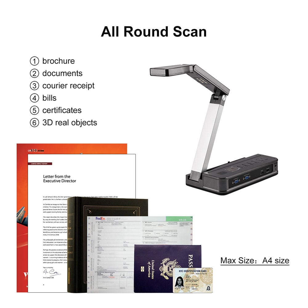 VE802AF High Speed Autofocus Scanner 5 Million Pixel- Black VE802AF High Speed Autofocus Scanner 5 Million Pixel- Black