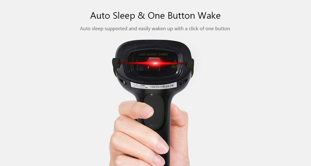 YHD - 5100 1D 2.4GHz Laser Wireless Handheld Portable Barcode Scanner- Yellow YHD - 5100 1D 2.4GHz Laser Wireless Handheld Portable Barcode Scanner- Yellow