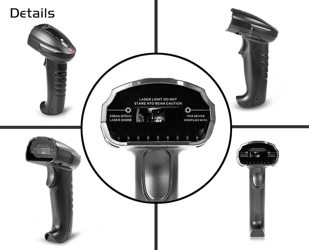 ZADSCAN BP8150BL Bluetooth 3.0 Wireless Barcode Scanner Handheld Bar-code Reader- Black ZADSCAN BP8150BL Bluetooth 3.0 Wireless Barcode Scanner Handheld Bar-code Reader- Black
