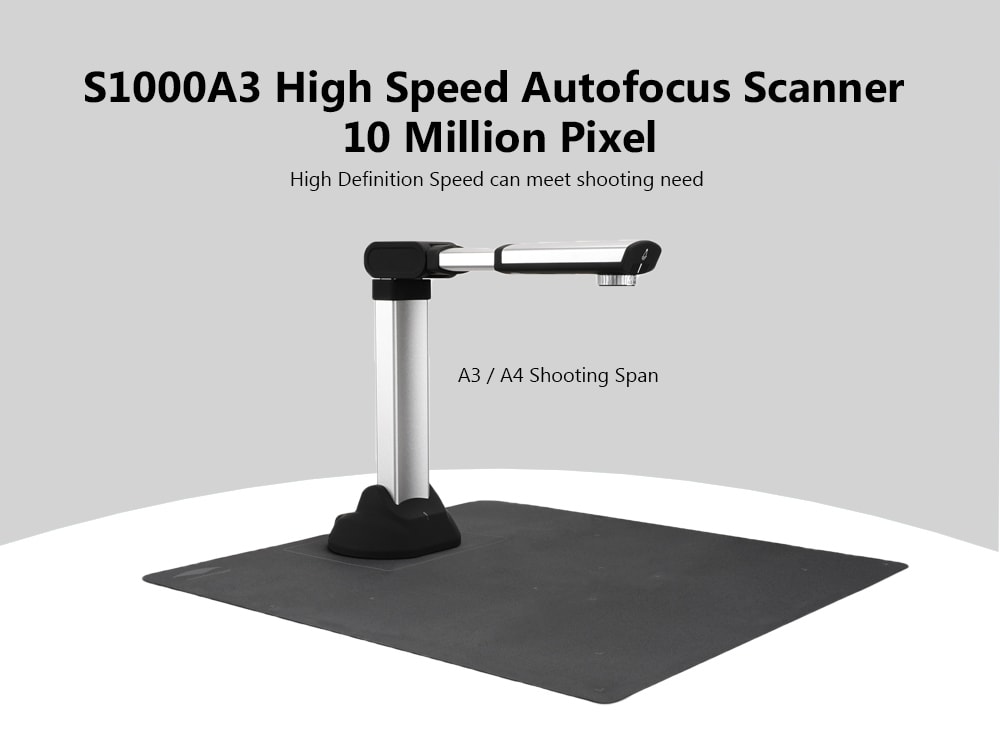 S1000A3 High Speed Autofocus Scanner 10 Million Pixel- Silver S1000A3 High Speed Autofocus Scanner 10 Million Pixel- Silver