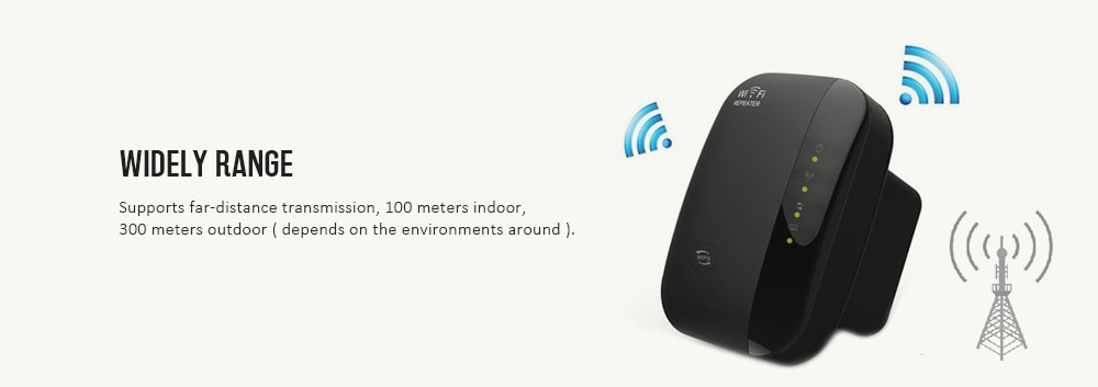 Wireless Wi-Fi Repeater 300Mbps Network Signal Extender Internet Antenna Booster- Milk White EU Plug Wireless Wi-Fi Repeater 300Mbps Network Signal Extender Internet Antenna Booster- Milk White EU Plug