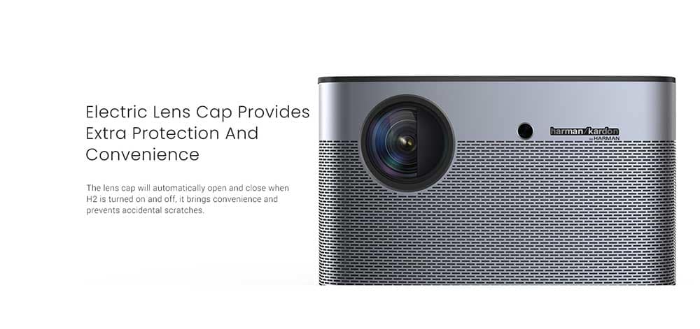 Original XGIMI XHAD01 DLP 1350 ANSI Lumens Home Theater Projector Full HD 4K / Harman Kardon Stereo Auto Lens Cap / Auto Focus / Auto Keystone Correction / Motion Compensation- Light Slate Gray XHAD01 Original XGIMI XHAD01 DLP 1350 ANSI Lumens Home Theater Projector Full HD 4K / Harman Kardon Stereo Auto Lens Cap / Auto Focus / Auto Keystone Correction / Motion Compensation- Light Slate Gray XHAD01