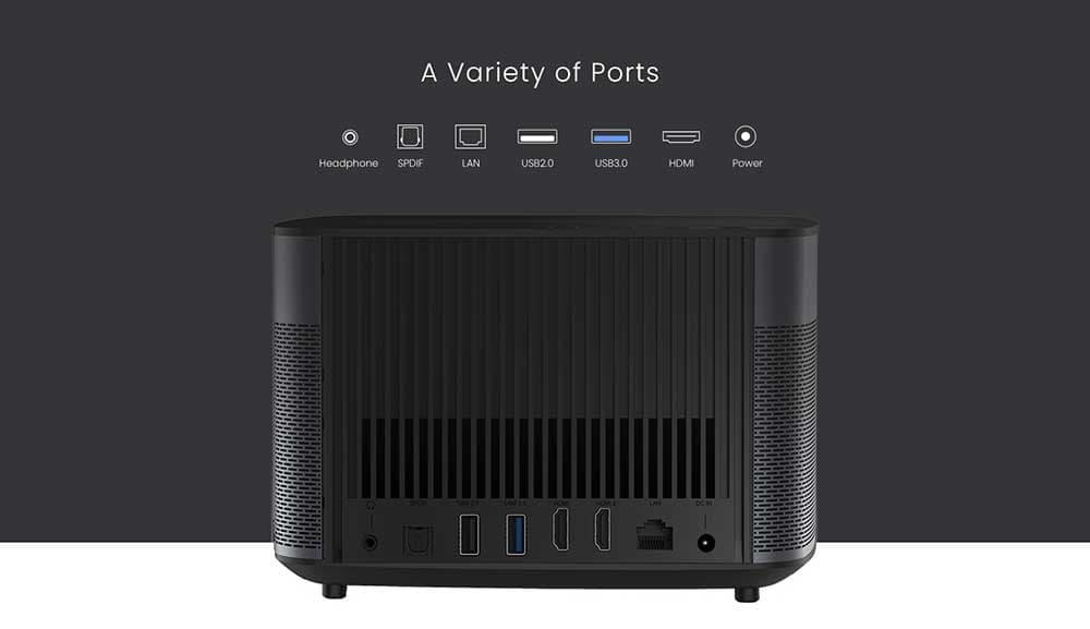Original XGIMI XHAD01 DLP 1350 ANSI Lumens Home Theater Projector Full HD 4K / Harman Kardon Stereo Auto Lens Cap / Auto Focus / Auto Keystone Correction / Motion Compensation- Light Slate Gray XHAD01 Original XGIMI XHAD01 DLP 1350 ANSI Lumens Home Theater Projector Full HD 4K / Harman Kardon Stereo Auto Lens Cap / Auto Focus / Auto Keystone Correction / Motion Compensation- Light Slate Gray XHAD01