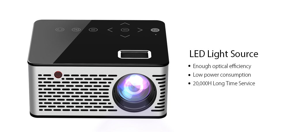 T200 LCD Home Theater Projector 320 x 240P USB / TF / HDMI / AV- Black US Plug T200 LCD Home Theater Projector 320 x 240P USB / TF / HDMI / AV- Black US Plug