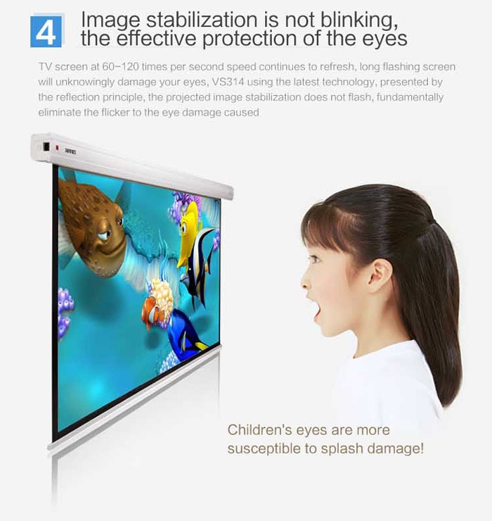 VS314 LED Projector 1500 Lumens 800 x 480 Pixels 1080P Media Player- White and Black US Plug VS314 LED Projector 1500 Lumens 800 x 480 Pixels 1080P Media Player- White and Black US Plug
