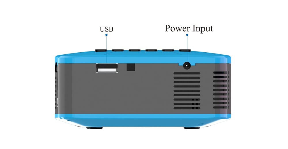 UNIC U20 LCD Mini Home Projector 320 x 240 Support USB / TF / AV / HDMI / Headphone / Mini USB- Deep Sky Blue UK Plug UNIC U20 LCD Mini Home Projector 320 x 240 Support USB / TF / AV / HDMI / Headphone / Mini USB- Deep Sky Blue UK Plug
