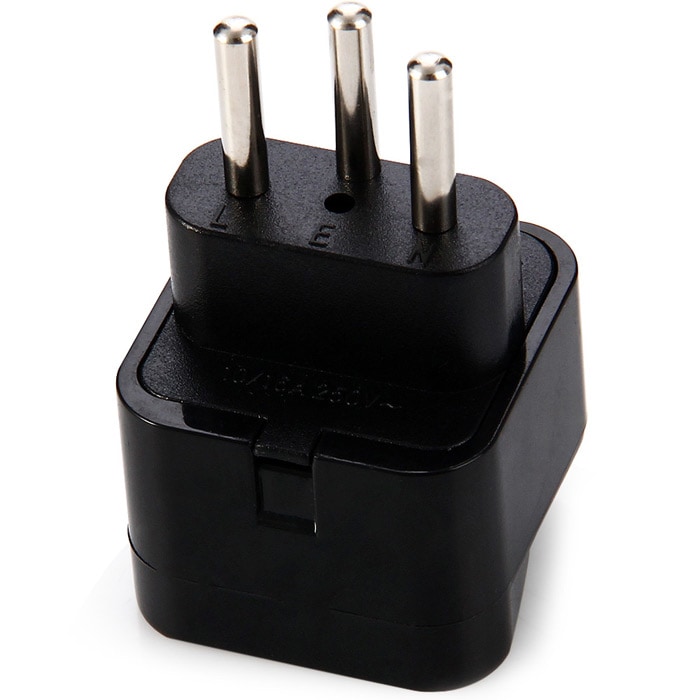 WD11ABK Switzerland Plug to Universal Socket Adapter Power Plugs Converter- Black Single WD11ABK Switzerland Plug to Universal Socket Adapter Power Plugs Converter- Black Single