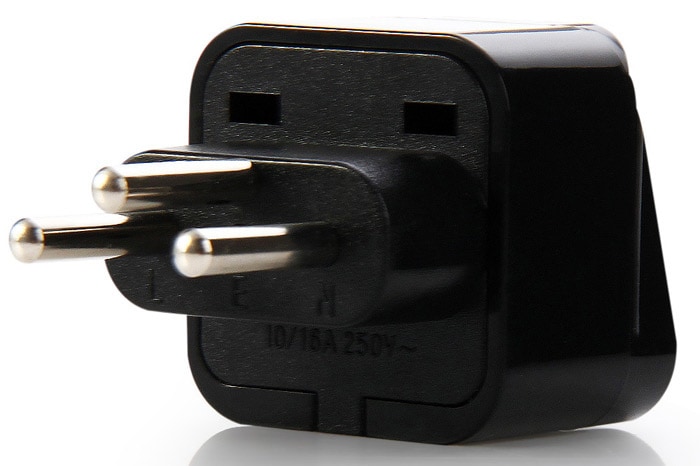 WD11ABK Switzerland Plug to Universal Socket Adapter Power Plugs Converter- Black Single WD11ABK Switzerland Plug to Universal Socket Adapter Power Plugs Converter- Black Single