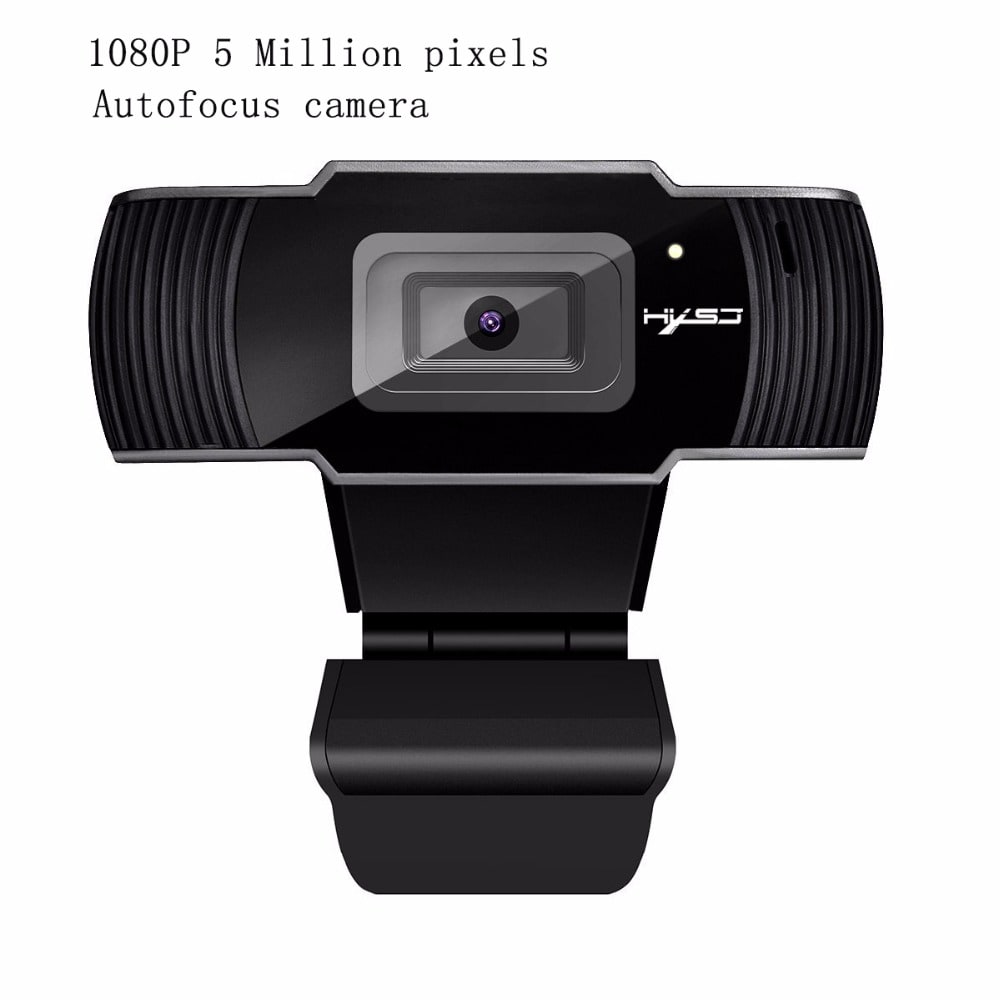 Webcam HD1080P 30FPS Auto Focus Computer Camera Sound-Absorbing Microphone- Black Webcam HD1080P 30FPS Auto Focus Computer Camera Sound-Absorbing Microphone- Black