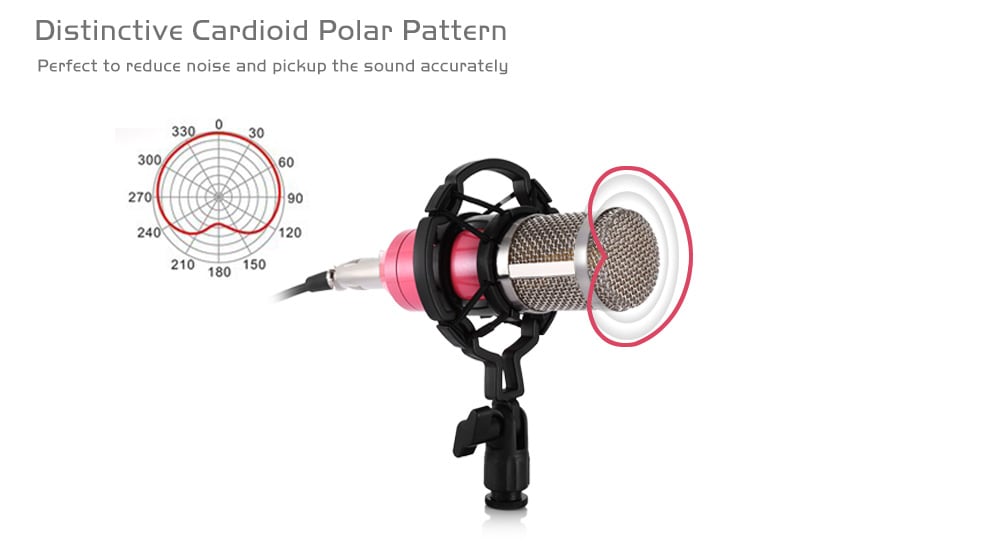 ZEEPIN BM - 800 Professional Condenser Microphone Studio Broadcasting Recording- Black ZEEPIN BM - 800 Professional Condenser Microphone Studio Broadcasting Recording- Black