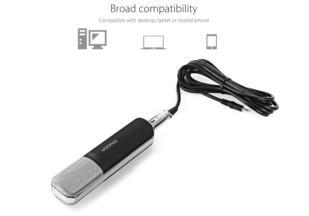 Yanmai Q8 Professional Condenser Microphone Cardioid with Shock Mount for Recording- Black Yanmai Q8 Professional Condenser Microphone Cardioid with Shock Mount for Recording- Black