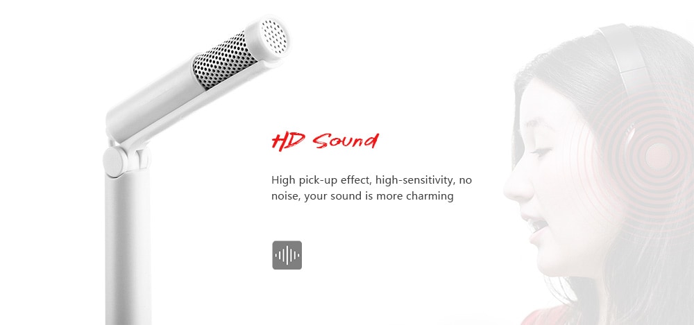 Yanmai Omnidirectional Condenser Sound Desktop Microphone for PC Laptop Skype Recording- Black Yanmai Omnidirectional Condenser Sound Desktop Microphone for PC Laptop Skype Recording- Black