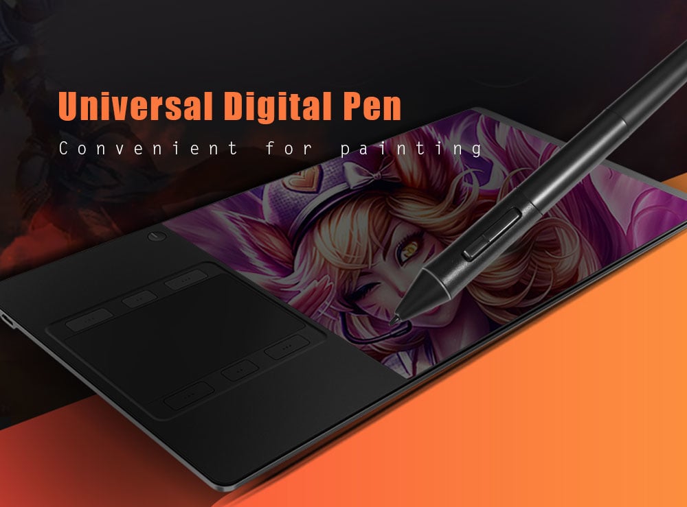 UGEE P51 Univesal Digital Pen Stylus for Rainbow 1 / 2 WP8060- White UGEE P51 Univesal Digital Pen Stylus for Rainbow 1 / 2 WP8060- White