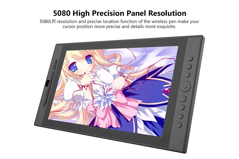 VEIKK VK1560 15.6 inch Digital Tablet LCD IPS Drawing Monitor with 8192 Level Battery Free Pen Stylus- Black UK Plug VEIKK VK1560 15.6 inch Digital Tablet LCD IPS Drawing Monitor with 8192 Level Battery Free Pen Stylus- Black UK Plug