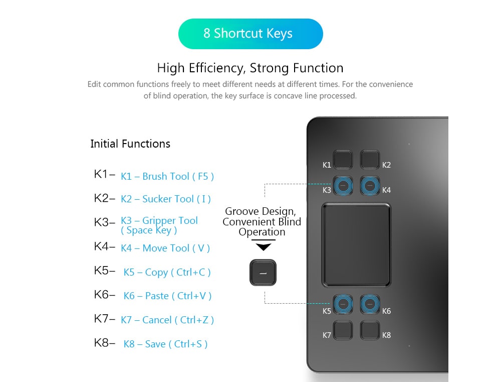 VEIKK A50 Digital Tablet Drawing Panel 0.9cm Ultra-thin 8192 Pressure Sensitivity- Black VEIKK A50 Digital Tablet Drawing Panel 0.9cm Ultra-thin 8192 Pressure Sensitivity- Black