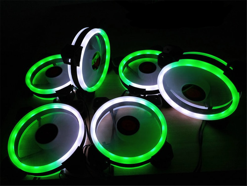 Wireless RGB LED Light 12cm Computer PC Case Cooling Fan CPU Cooler- Black Wireless RGB LED Light 12cm Computer PC Case Cooling Fan CPU Cooler- Black