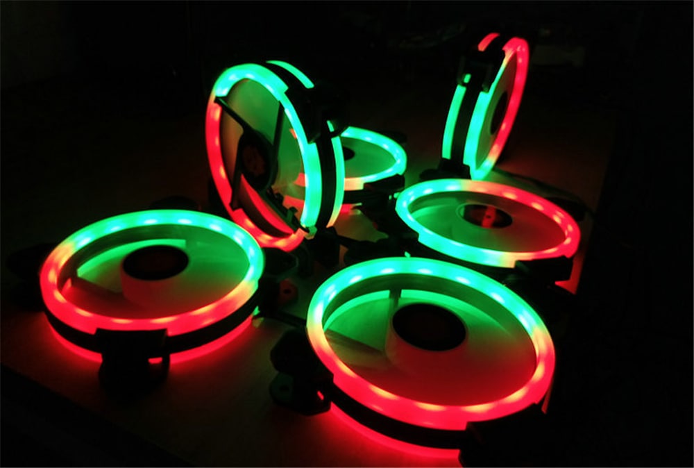 Wireless RGB LED Light 12cm Computer PC Case Cooling Fan CPU Cooler- Black Wireless RGB LED Light 12cm Computer PC Case Cooling Fan CPU Cooler- Black